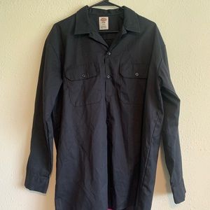 Black Dickies Button Down Shirt